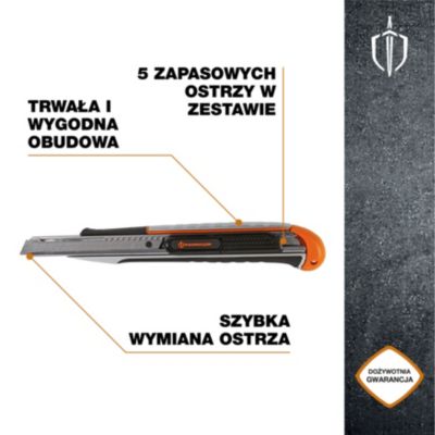 Cutter Magnusson 9 mm Noir et orange