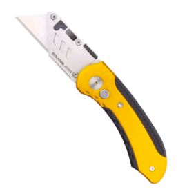 Cutter pliable aluminium avec lame trapézoïdale L.158mm