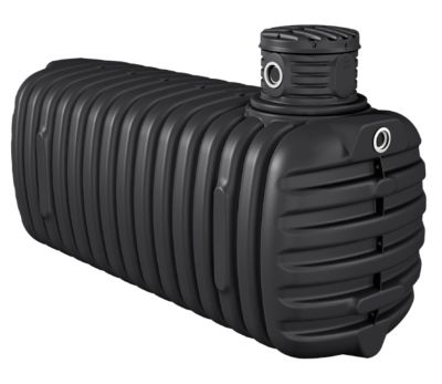 Cuve de récupération d'eau à enterrer 4100 L, noir, 4rain Promo
