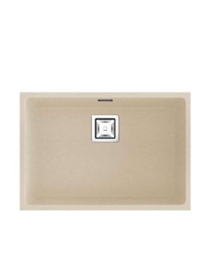 Cuve sous plan POALGI, ZIE 182, Granit, Beige Pumice, 65 cm, 1 bac