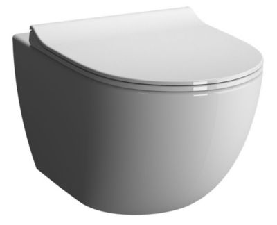 Cuvette de WC suspendue SENTO compact - Couleur : BLANC