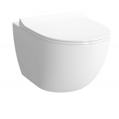 Cuvette de WC suspendue SENTO compact - Couleur : BLANC