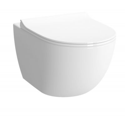 Cuvette de WC suspendue SENTO compact - Couleur : BLANC