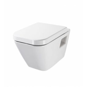 Cuvette WC suspendu avec bride forme rectangulaire - Diagonal