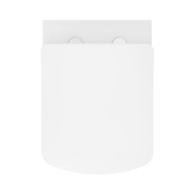 Cuvette WC suspendu en céramique, l.36 x H.35,5 x P.50 cm, blanc, GoodHome Levanna