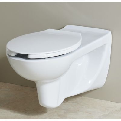 Cuvette WC suspendu sans bride 72 CM allongée PMR (pour personne à mobilité réduite)
