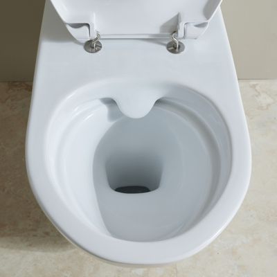 Cuvette WC suspendu sans bride 72 CM allongée PMR (pour personne à mobilité réduite)