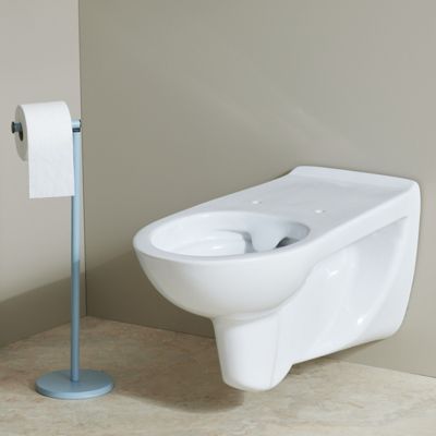 Cuvette WC suspendu sans bride 72 CM allongée PMR (pour personne à mobilité réduite)