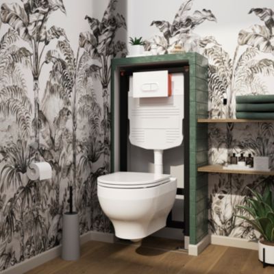 Cuvette WC suspendu sans bride Cavally GoodHome