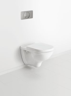 Cuvette WC suspendu en porcelaine sans bride série Monaco White