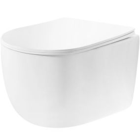 Cuvette WC suspendue REA Eddy Tornado Rimless Flat N