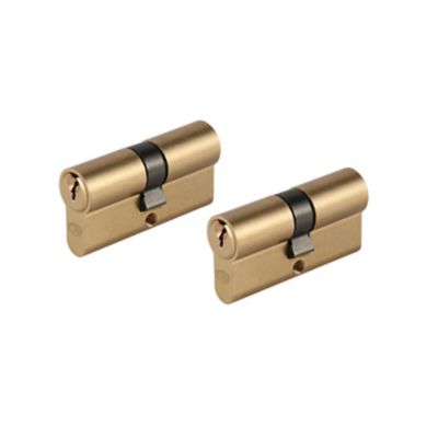 Cylindre laiton Smith & Locke 30 x 30 mm, lot de 2