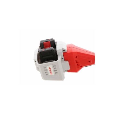 Débroussailleuse à batterie sans fil 40V - 2 batteries lithium 2.0Ah Chargeur double - Bobine de Fil + Lame 3 dents 25,5 cm IKRA