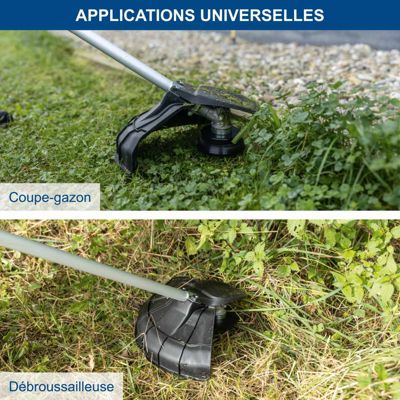 Débroussailleuse BC-BCH380 40-X Set L2 Scheppach 20V - brushless - largeur coupe fil/lame 380 255 mm - 2 batteries 4Ah chargeur