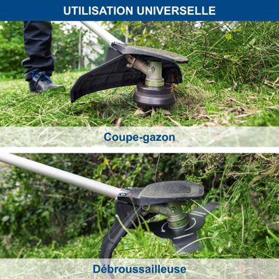 Débroussailleuse sans fil 20V BC-BCH330/20-X Scheppach - Largeur de coupe 255mm - coupe-bordure 330mm - sans batterie/chargeur
