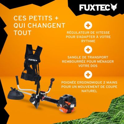 Débroussailleuse thermique professionnelle - FUXTEC FX-PS152 - 52cm3 3CV anti vibration