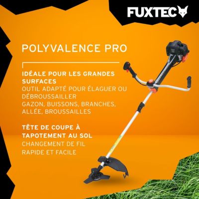 Débroussailleuse thermique professionnelle - FUXTEC FX-PS152 - 52cm3 3CV anti vibration