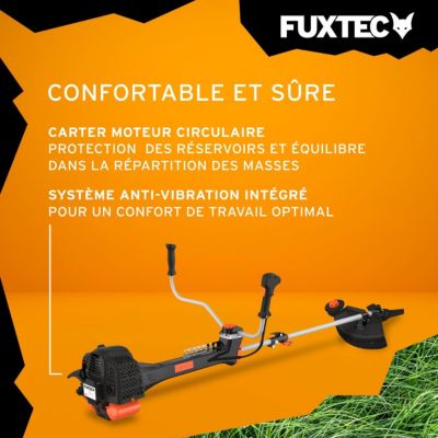 Débroussailleuse thermique professionnelle - FUXTEC FX-PS152 - 52cm3 3CV anti vibration