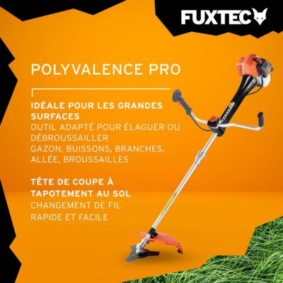 Débroussailleuse thermique professionnelle - FUXTEC FX-PS162 - 62cm3 3,5CV anti vibration
