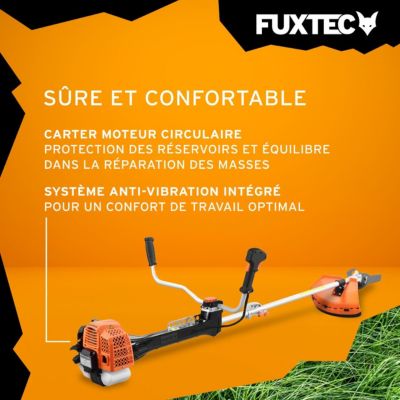Débroussailleuse thermique professionnelle - FUXTEC FX-PS162 - 62cm3 3,5CV anti vibration