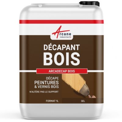 Décapant pour Bois - Produit décapant peinture, vernis - ARCADECAP BOIS  - 1 L - ARCANE INDUSTRIES