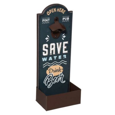 Décapsuleur Lenzo H.36,5cm bois - Atmosphera Créateur d'intérieur