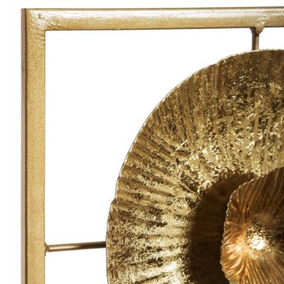 Déco murale métal doré 25x61cm - ATMOSPHERA CREATEUR D'INTERIEUR