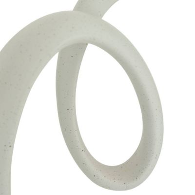 Déco à poser Davy H.44cm résine blanc - Atmosphera Créateur d'intérieur