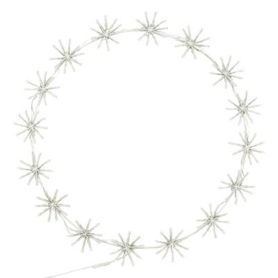 Décoration d'extérieur couronne d50cm 160 led blanc chaud à transfo - feeric lights & christmas
