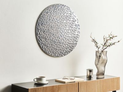 Décoration murale MOSCAVIDE Métal 60 cm Argenté