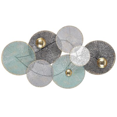 Décoration murale POLONIUM Métal 49 cm Multicolore