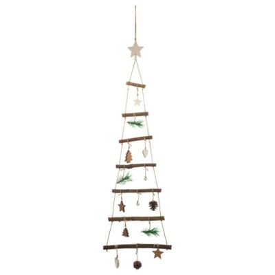 Décoration Sapin Bois Suspension  - Atmosphera