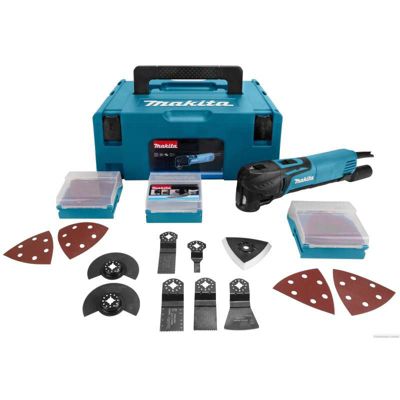 Découpeur-ponceur multifonction 320W en coffret MAKPAC 2 + accessoires - MAKITA - TM3010CX3J