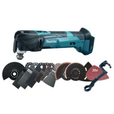 Découpeur-ponceur multifonctions 18V (sans batterie ni chargeur) + coffret MAKPAC - MAKITA - DTM51ZJX3