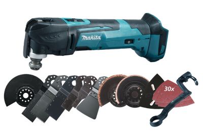 Découpeur-ponceur multifonctions 18V (sans batterie ni chargeur) + coffret MAKPAC - MAKITA - DTM51ZJX3