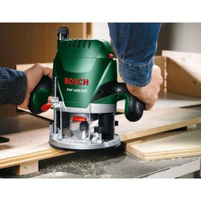 Défonceuse Bosch POF 1400 ACE avec mallette - Puissance 1400 W et performances optimales