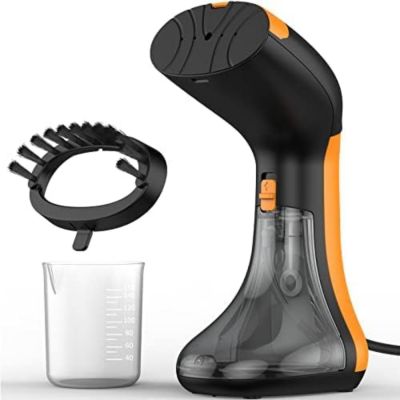 Défroisseur Vapeur de 150 ml 1000W orange noir