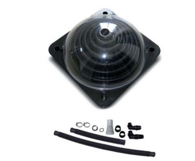 Dôme solaire Keops KOKIDO KOK-150-0005 - chauffage solaire piscine hors-sol, compatible tuyaux 32/38 mm, noir