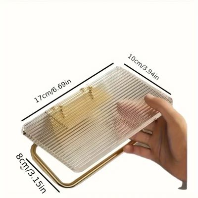 Dérouleur de Papier Toilette - Porte - Papier Hygiénique Élégrant en Acrylique pour Fixation Murale