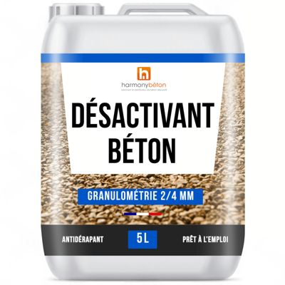 Désactivant de surface - Béton désactivé - 5 L 2/4 m - Harmony Béton
