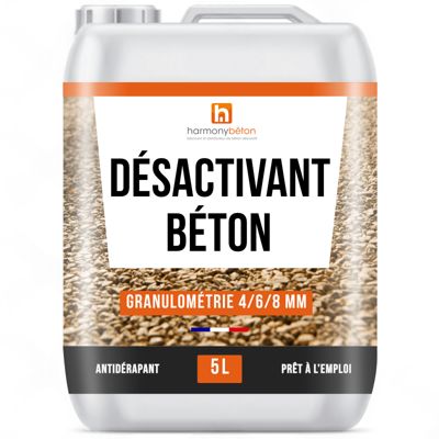 Désactivant de surface - Béton désactivé - 5 L 4/6/8 mm - Harmony Béton