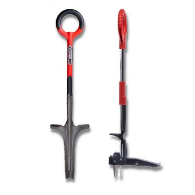 Désherbeur lame en V + Extracteur de mauvaises herbes - ROOTSLAYER - Outils de Jardin multifonction - Facile d'utilisation - Acier