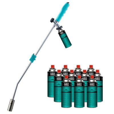 Désherbeur thermique Brule Herbes + 12 Cartouches de gaz 250g KZ GARDEN