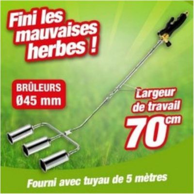 Désherbeur thermique professionnel Bioproflamme 3 brûleurs