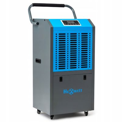 Déshumidificateur d'air industriel Hexwelt 138L/24H réservoir 10L absorbeur d'humidité 1 pièce.