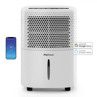 Déshumidificateur Pro Breeze 12L avec humidistat intégré et contrôle via application intelligente