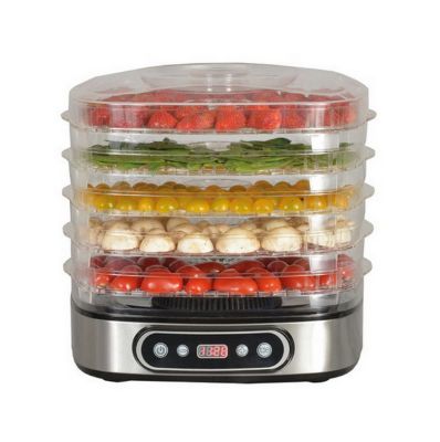 Déshydrateur fruits et légumes 5 plateaux 380w Kitchen Chef SECCO5IX