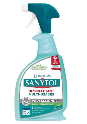 Desinfectant Multi Usages Eucalyptus Sanytol 0 75l Castorama