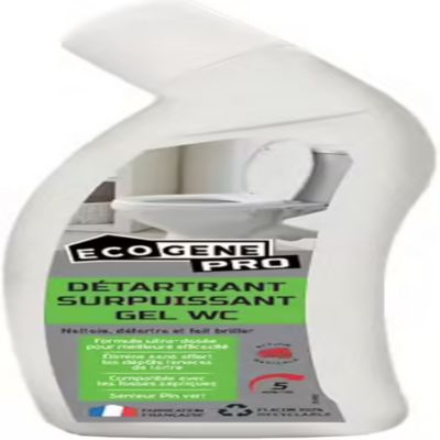 Détartrant surpuissant pour WC - En gel - 750 ml - ECOGENE