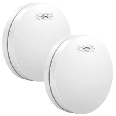 Détecteur de fumée Aroha Safety Pro - Batterie 10 ans - Détecteur de fumée - Alarme incendie - 2 pièces